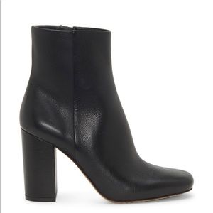 Vince Camuto “Dannia” Bootie in Black Leather